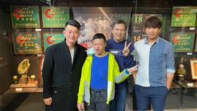 王貞治展在台中，周思齊與陳柏惟大聊棒球經。（圖／野球行銷提供）