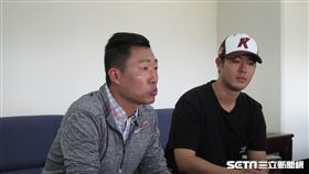 ▲首爾培證英雄團長金致現監督孫奕接受台灣媒體訪問。（圖／記者蕭保祥攝影）