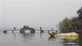 大陸,杭州,西湖（圖／翻攝自@punyuko17推特）