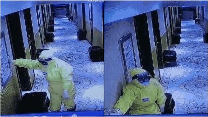穿防護衣9小時　護理長扶牆累癱坐地