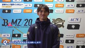 ▲日本職棒歐力士隊張奕。（圖／翻攝自歐力士官方推特）