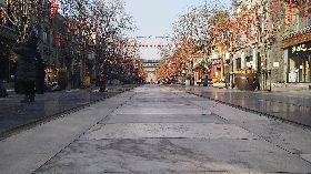 嚴管外地遊客進京  前門大街景點遊客