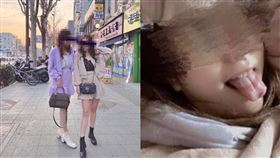 網美奔韓國代購！返台疑肺炎竟「吐舌自拍」　網拍慘遭出征（圖／翻攝自邱豑慶臉書）