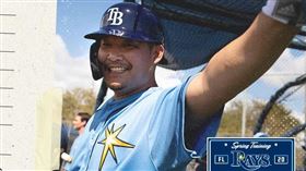 ▲美國職棒光芒隊日籍野手筒香嘉智。（圖／翻攝自光芒隊推特）