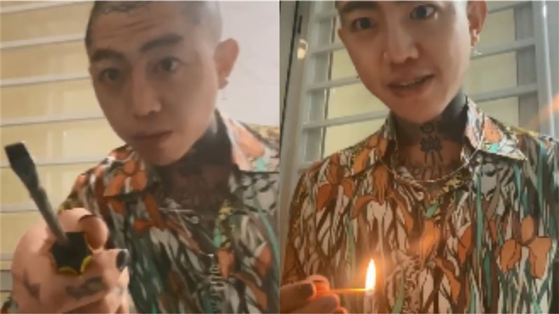 遭妻子舉報呼麻　謝和弦上囚車送勒戒