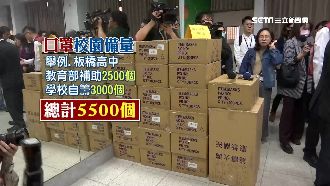 開學戰疫　教育部備妥645萬片口罩