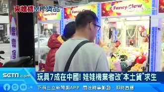 玩具7成來自中國　業者改台灣貨求生