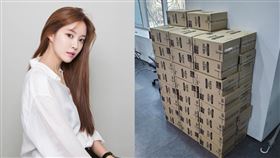 T-ara出身的朴孝敏捐出3千口罩給大邱。（圖／翻攝自朴孝敏IG）