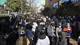 南韓,韓國,大邱,口罩
圖／美聯社／達志影像