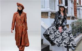 17歲名模王郁婷日前赴倫敦時裝周為品牌JENN LEE 2020秋冬新品走秀。（圖／JENN LEE Studio提供）