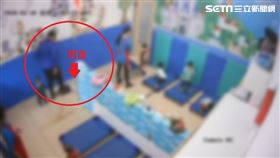 托嬰中心,粗魯,虐童,台南/翻攝畫面