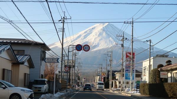富士山一年四季都很有看頭