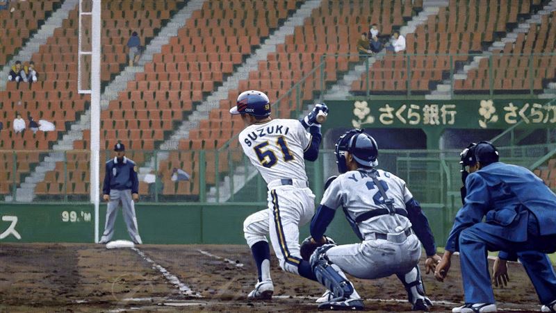 美職／這是油畫？　超擬真朗神球迷驚