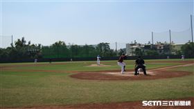 ▲富邦悍將與高陽英雄在燕巢春訓練習賽。（圖／記者蕭保祥攝影）