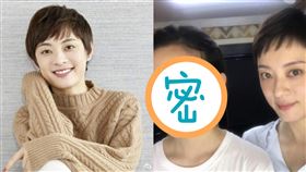 基因強大！孫儷曬「親姐妹合照」…網全看傻：根本一模一樣（圖／翻攝自微博）