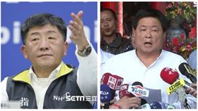 ▲陳時中、顏清標（組合圖，資料畫面）