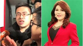 ▲王炳忠、張雅琴（組合圖／資料照,翻攝自臉書）