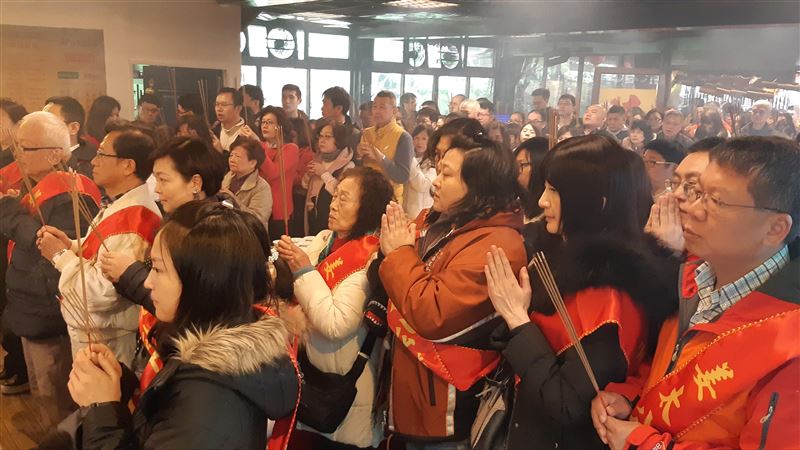 防疫不聚眾　姜太公聯手媽祖祈福