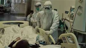 南韓防武漢肺炎…竟要求「敷面膜」？真相曝光網傻眼（圖／翻攝自武漢中心醫院微博）