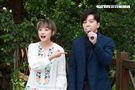「姊妹們追吧」男女主角坤達、張允曦(小8)出席首映記者會。（記者邱榮吉/攝影）