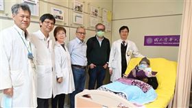 國立清華大學與台北榮民總醫院密切合作，日前為一名西班牙癌症女患者進行硼中子捕獲治療，讓惡性腫瘤成功縮小。（清華大學提供）中央社記者魯鋼駿傳真　109年2月28日
