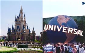 ▲東京迪士尼樂園、大阪環球影城。（圖／記者馮珮汶、廖俐惠攝影）