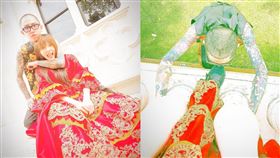 謝和弦,莉婭,婚紗照（圖／翻攝自謝和弦IG）