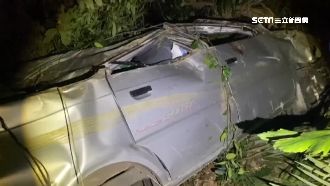 開車訪友失聯一天　男墜山谷亡