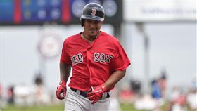 ▲波士頓紅襪工具人林子偉。（圖／美聯社）