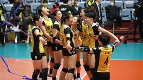 台電女排完成4連霸。（圖／中華民國排球協會提供）