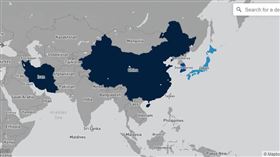 武漢肺炎（COVID-19、新冠肺炎）疫情延燒，美國疾病管制與預防中心（CDC）於上月20日將台灣與中國、日本、新加坡、韓國、泰國、越南列為「疫情進入社區傳播（apparent community spread）階段」名單中，外交部隨即依據我國目前的實際狀況要求美方改正；而經數日交涉後，美國CDC已將台灣移除，目前中國與伊朗被列為最高級警戒。（圖／翻攝自美國CDC官網）