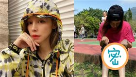 徐若瑄為在兒子面前耍帥救球而仆街受傷。（圖／翻攝自徐若瑄 Vivian Hsu臉書粉專）