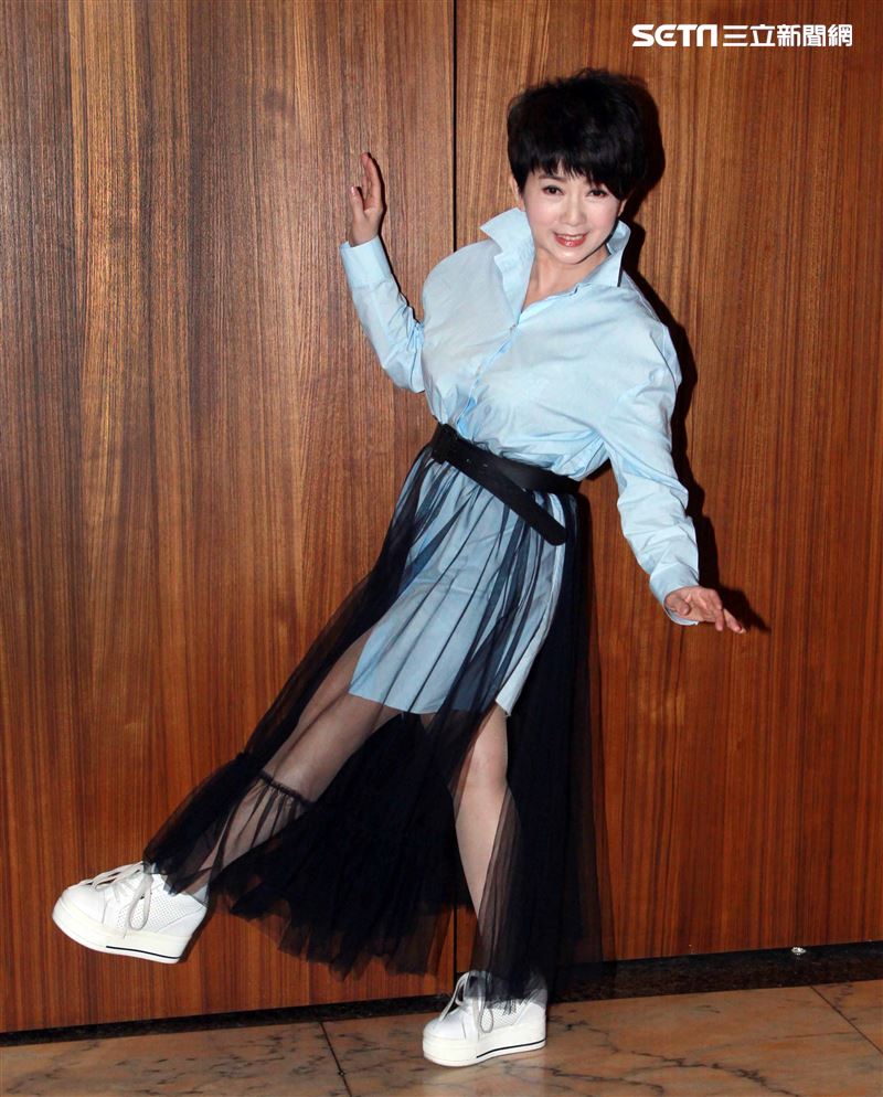 周思潔首場「傻傻的花」音樂會發布。（記者邱榮吉/攝影）