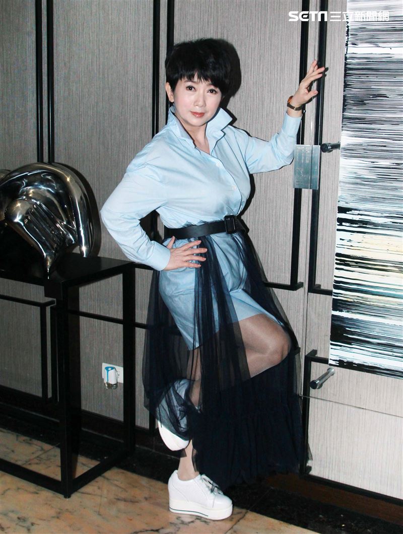 周思潔首場「傻傻的花」音樂會發布。（記者邱榮吉/攝影）