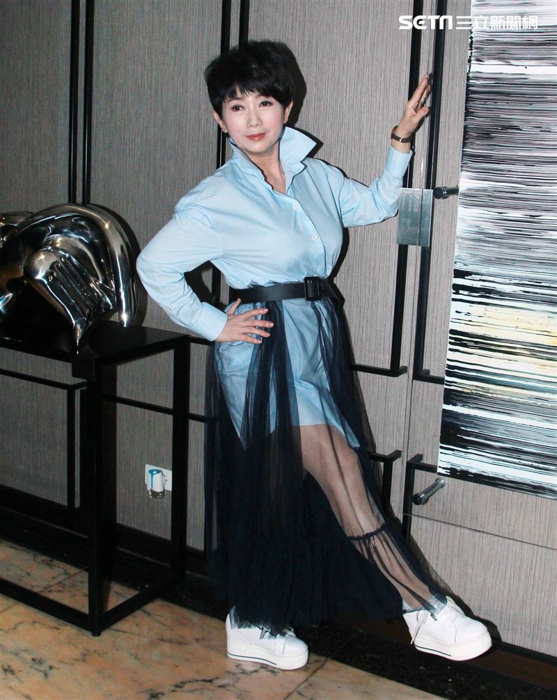 周思潔首場「傻傻的花」音樂會發布。（記者邱榮吉/攝影）