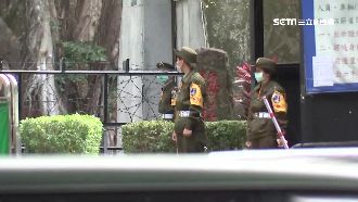 「大直要塞」戒備　進出量體溫防病毒