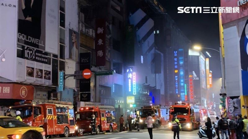 北市西門町商辦火警　消防出動救援