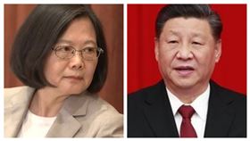 包機、蔡英文、習近平（組合圖）