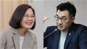 蔡英文、江啟臣（組合圖／資料照）