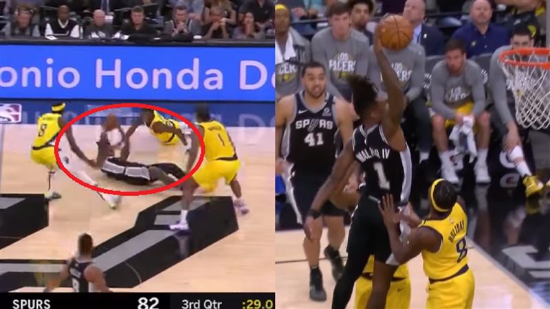 NBA／遁地又飛天！馬刺掃把頭好狂