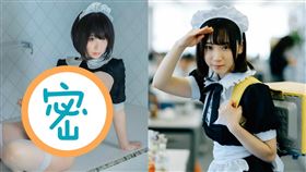  伊織萌是超人氣Coser，曾多次火辣扮演暗黑版女僕。（圖／翻攝自伊織萌臉書粉專）