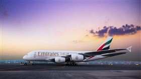 阿聯酋航空,A380客機, Emirates。（圖／阿聯酋航空提供）