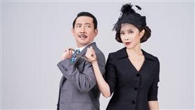 果陀劇場間諜偵探喜劇步步驚笑  3度展開巡演果陀劇場間諜偵探喜劇「步步驚笑」，由演員屈中恆（左）、天心（右）等人擔綱演出，將3度展開全台巡演。（果陀劇場提供）中央社記者葉俐緯傳真  109年3月4日