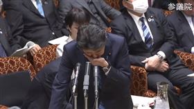 日本,安倍晉三,口罩,咳嗽,参議院