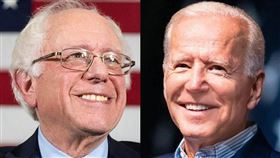 美國「超級星期二」民主黨14州聯合初選登場，根據出口民調估計，溫和派參選人、前副總統拜登（右）囊括8州選票，而原聲勢領先的桑德斯（左）則拿下2州。（左圖取自facebook.com/berniesanders、右圖取自facebook.com/joebiden）