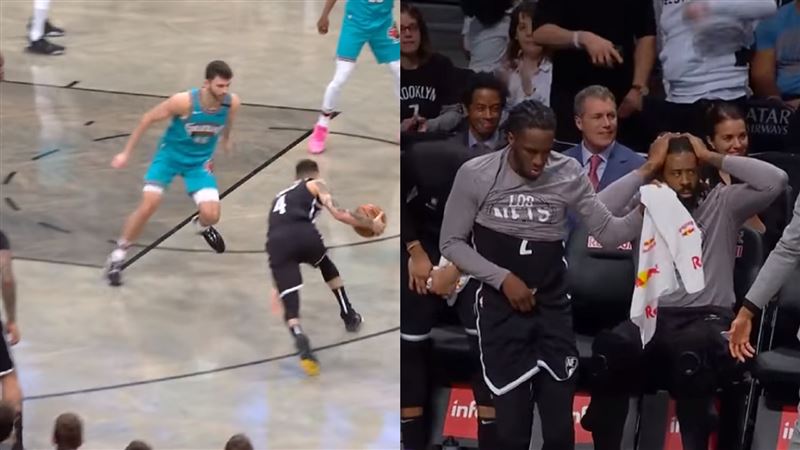 NBA／晃到你暈！籃網小將3度變向