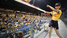 中職總冠軍賽第3戰　球迷到場加油（3）2019中職總冠軍賽15日進入第3戰，中信兄弟隊與Lamigo桃猿隊在洲際棒球場繼續交鋒，吸引許多球迷到場為兄弟加油，中信兄弟啦啦隊Passion Sisters也在場邊帶動加油氣氛。中央社記者張新偉攝　108年10月15日