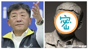 台灣本土雕塑藝術家有感於陳時中部長防疫拚勁製作雕像。（圖／雕塑家黃添富授權提供）