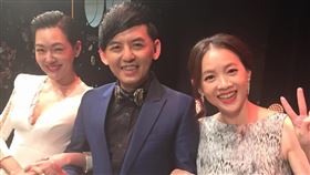 黃子佼,小S,曾寶儀在金鐘五十同台（圖／翻攝自曾寶儀臉書）