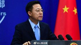 中國外交部,發言人,趙立堅
圖／翻攝自人民日報臉書
